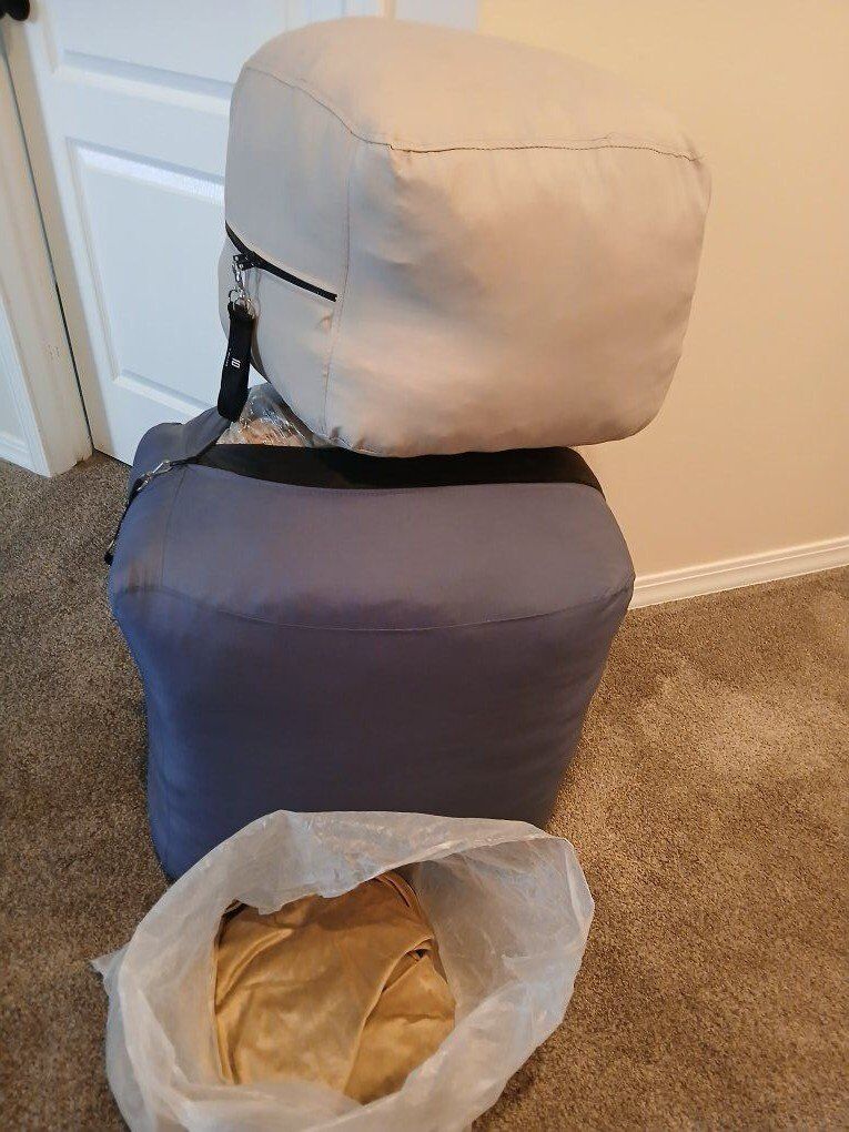 large bean bag chair, never opened.