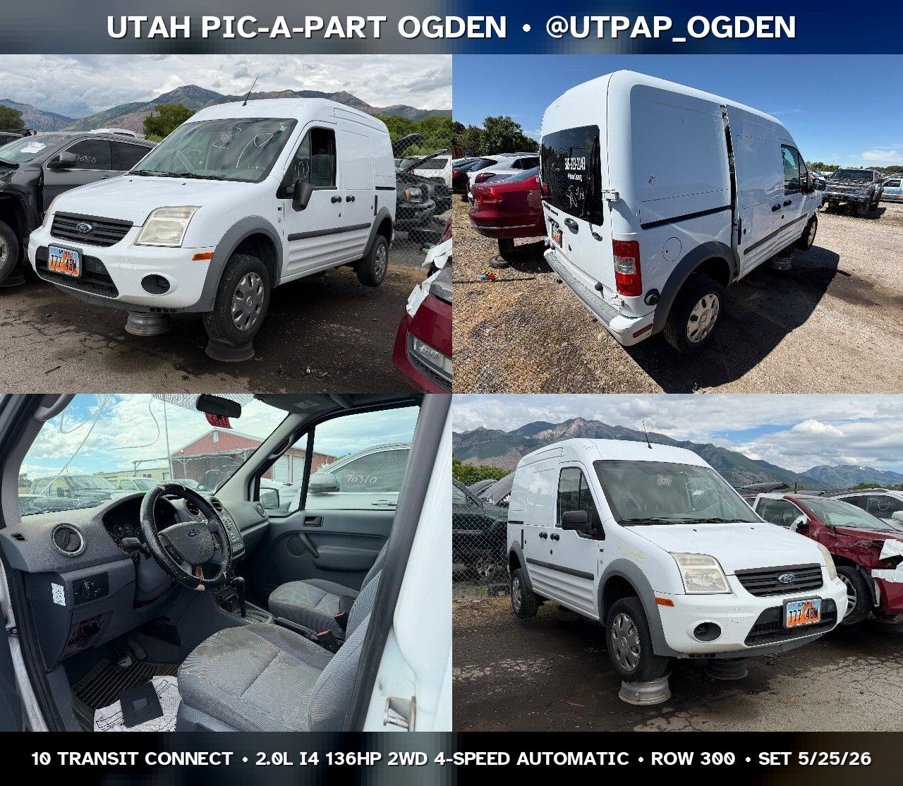 2010 Ford Transit Connect Parts - UTPAP Ogden