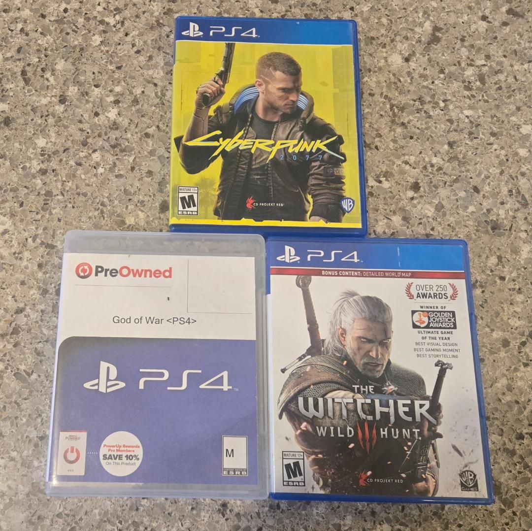 Ps4 game bundle including Cyberpunk 2077! trades considered!