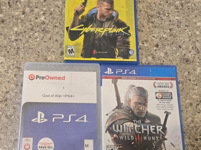 Ps4 game bundle including Cyberpunk 2077! trades considered!