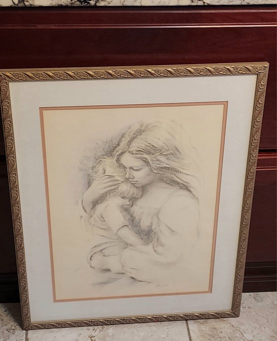 A Mother's Love Marilyn Zapp Signed Original Art