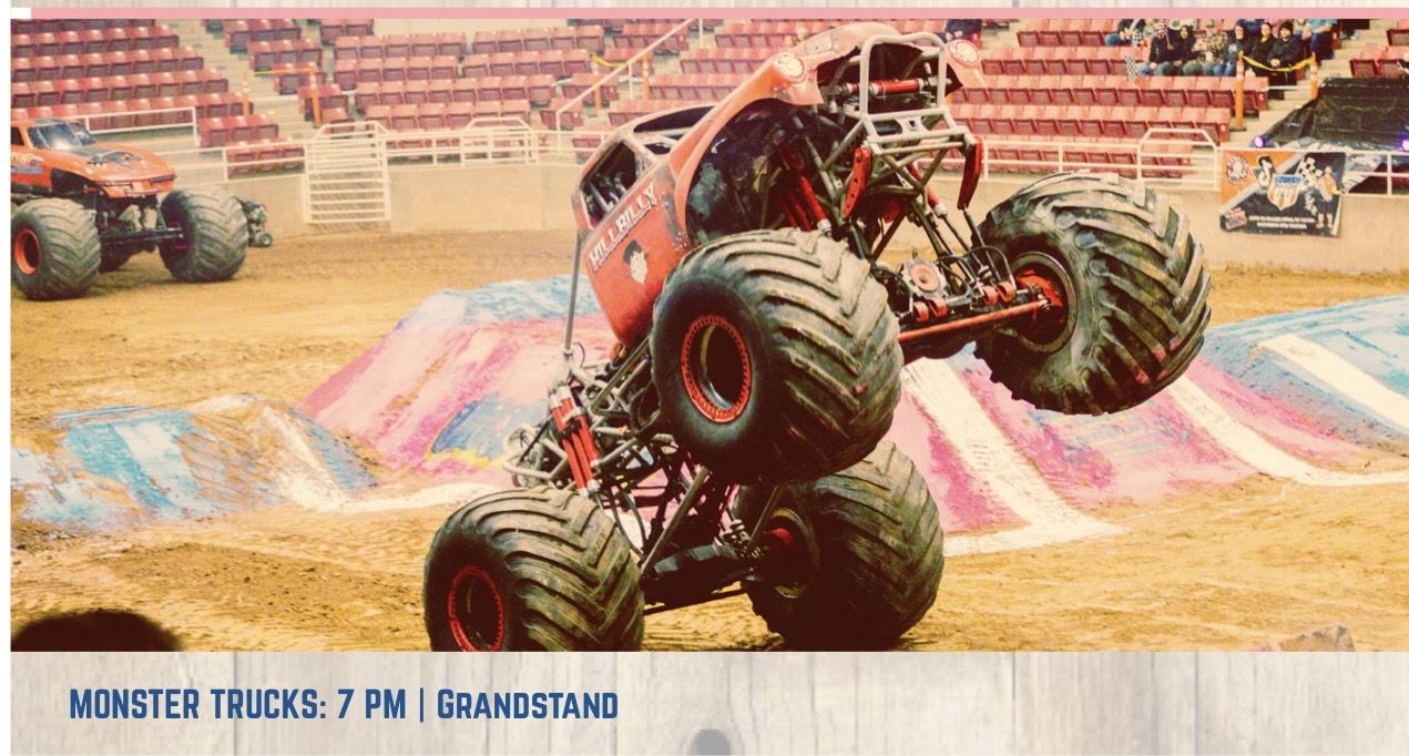 monster trucks and fair admission 4 tickets