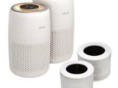Levoit HEAPAPLVNUS0210Y Core Mini Air Purifier with Night Light, 2-pack, 1970254 #106593