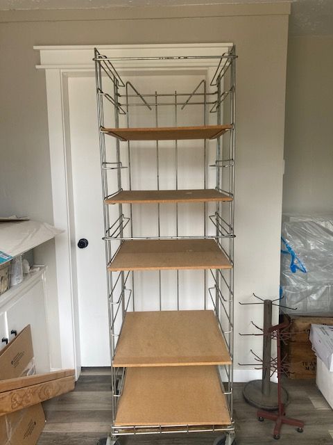 Commercial grade steel utility shelving