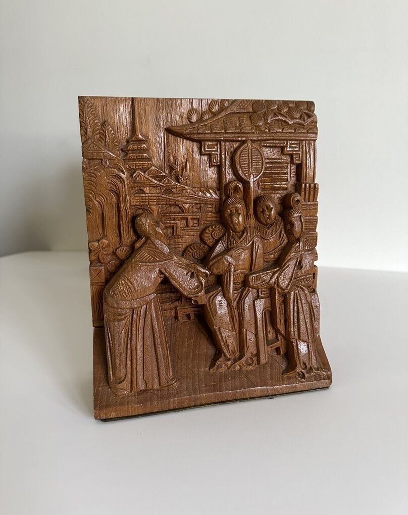 Beautiful Antique Chiness Book Ends