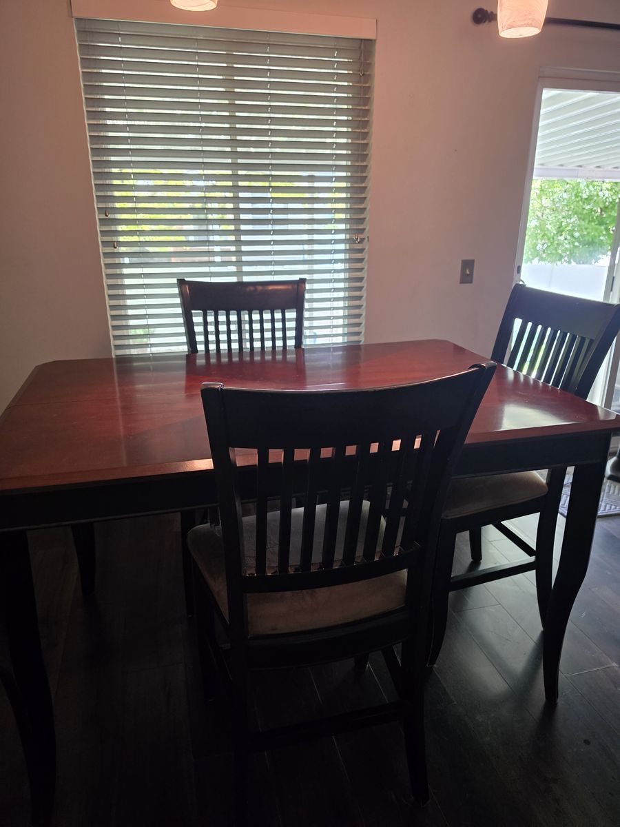 Wooden Dining Table Set with Chairs