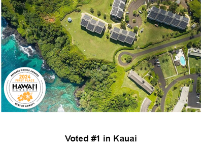 Cliffs Resort, Princeville, HI 1 Week Rental , 1 bedroom sleeps 4