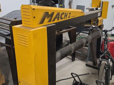 Commercial HVAC Rolling Head Pinspotter- Sheet metal insulation machine