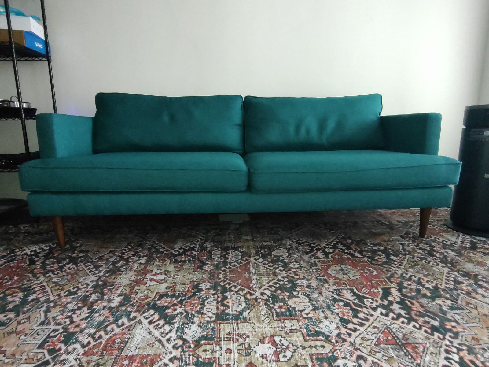 Lexmod by Modway Agile Upholstered Fabric Sofa, Teal