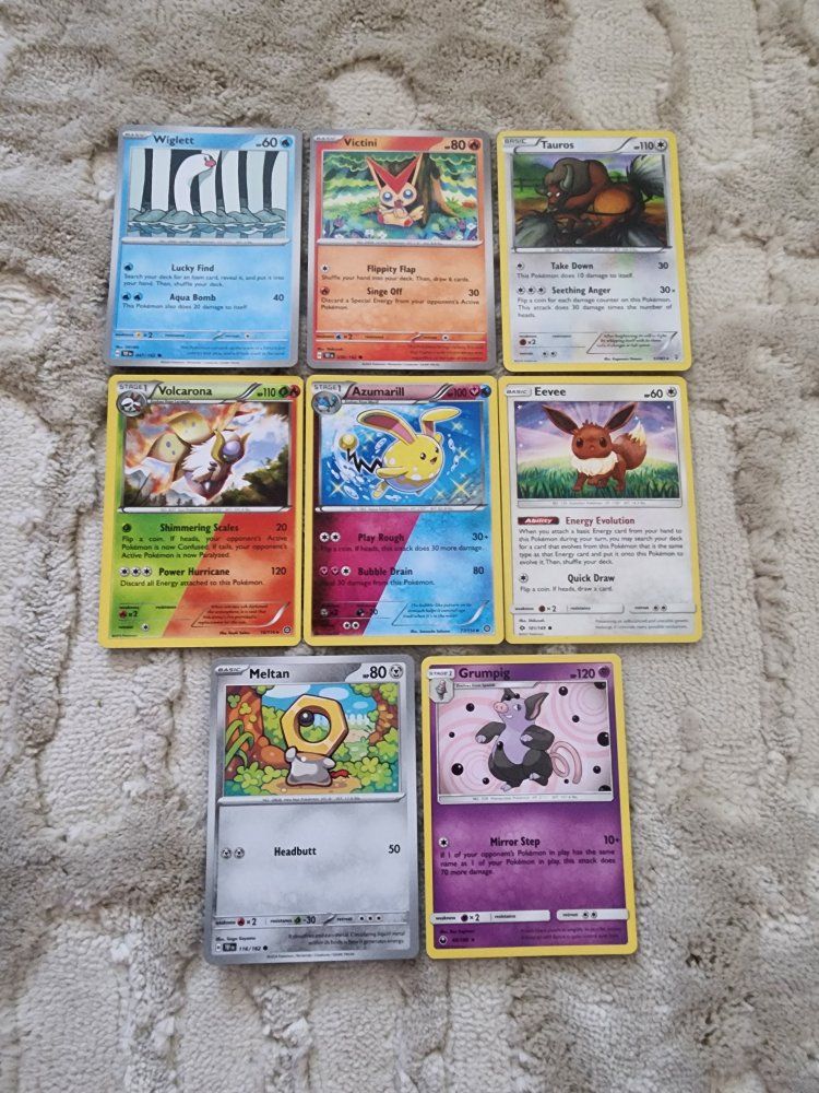 Pokémon Trading Card Game Vintage Card Lot - 9 Cards Feat. Zekrom, Reshiram, Hoopa, Keldeo, Virizion, etc.