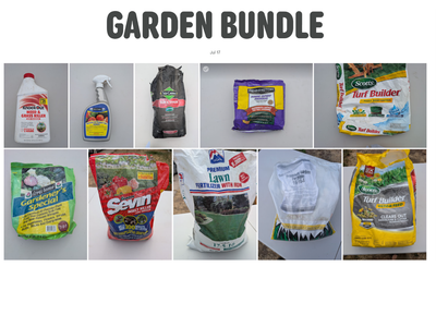 Premium Yard Bundle: Huge Lawn & Garden Fertilizer / Seed / Pest Bundle Set