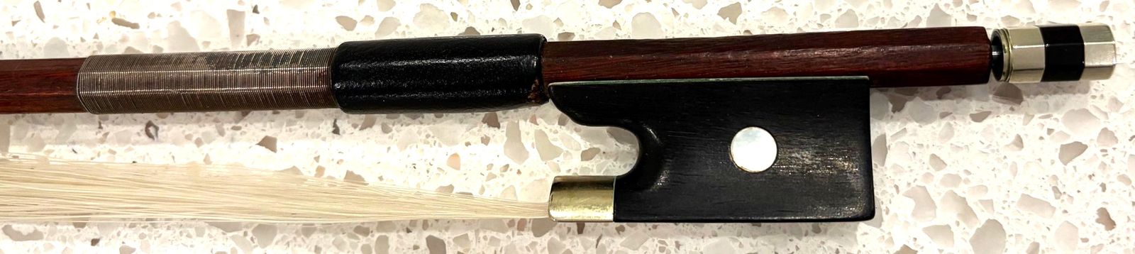 A fine old 4/4 German violin bow c. 1920 - 59 grams - 29” 4/4