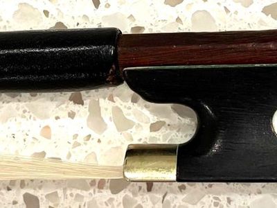 A fine old 4/4 German violin bow c. 1920 - 59 grams - 29” 4/4