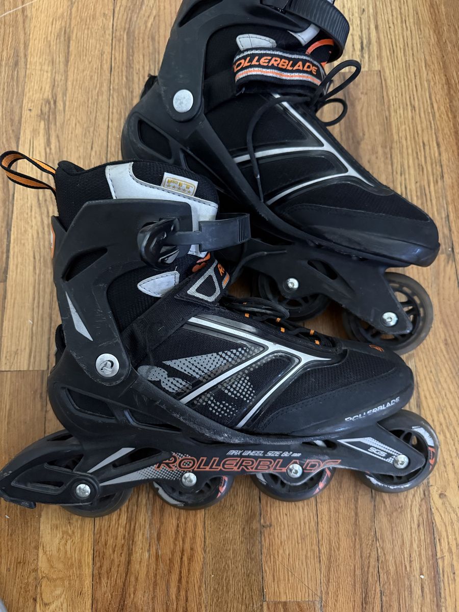 Rollerblade Inline Skates Black and Orange Size 10
