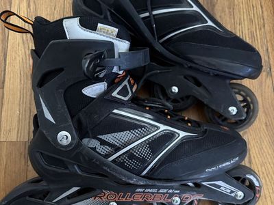Rollerblade Inline Skates Black and Orange Size 10