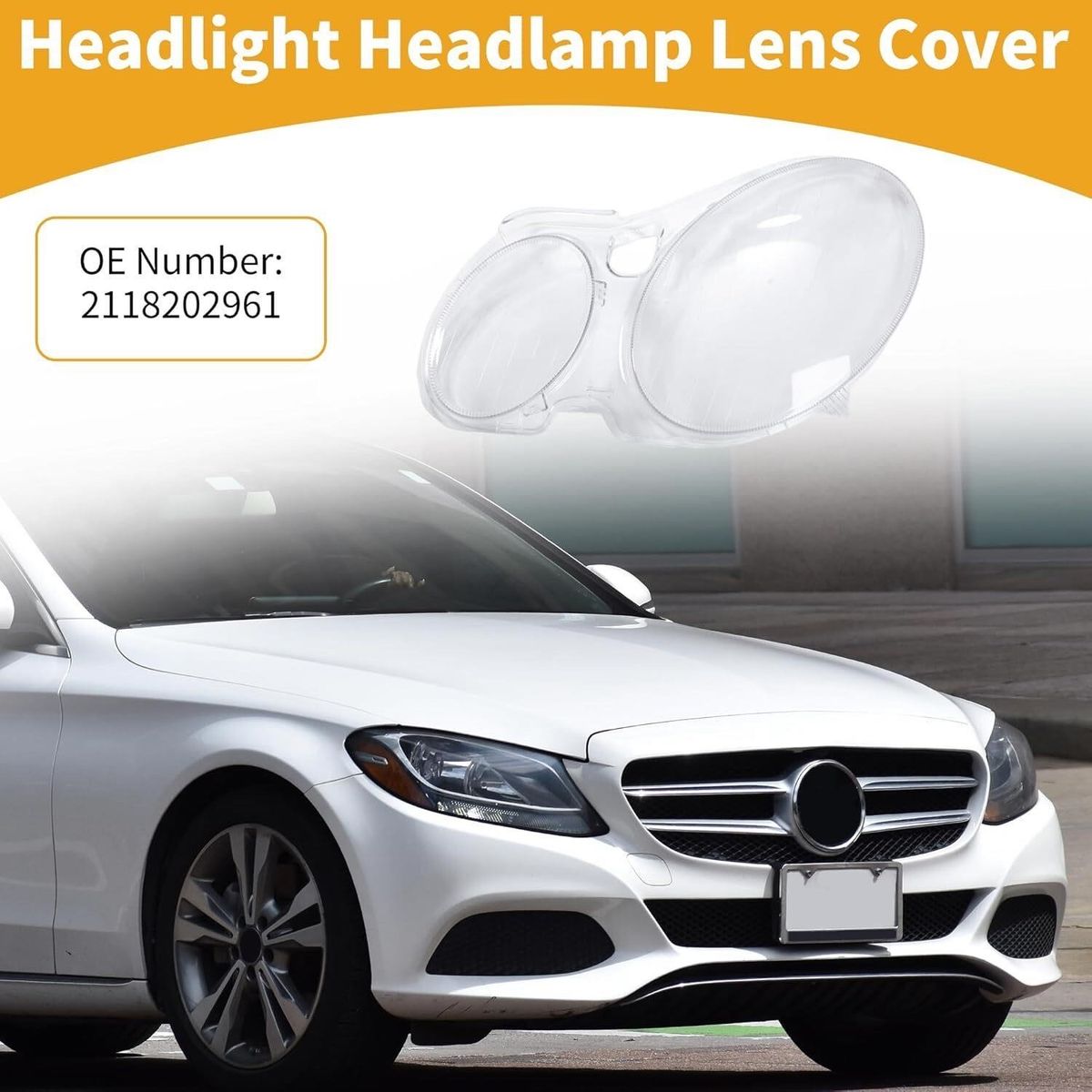 Mercedes E Class W211 Headlight Lens