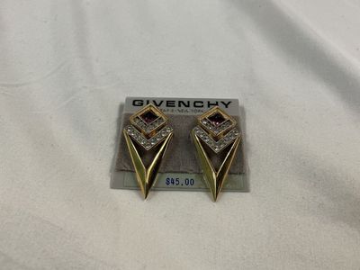 Givenchy clip on earrings.