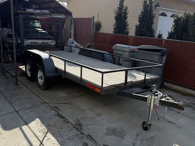 14x5 double axle trailer