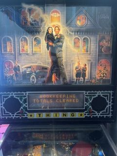 The Addams Family Pinball Machine - Refurbished, Needs Tweaking