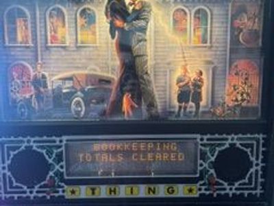 The Addams Family Pinball Machine - Refurbished, Needs Tweaking