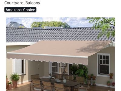 10‘ X 8‘ Retractable Awning Beige