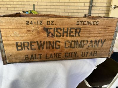 Fisher Brewing Company Antique Crate