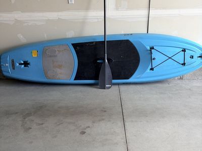 11’ Lifetime Amped Paddle Board & 1 Paddle