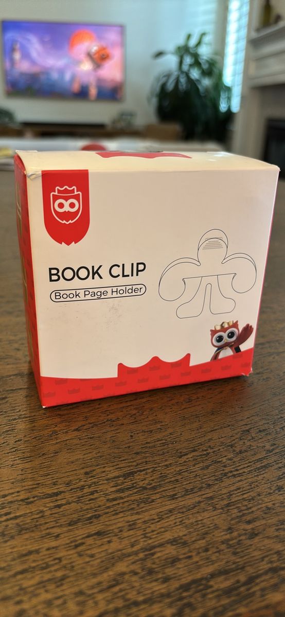 NEW OwlCrate Exclusive Book Clip Page Holder