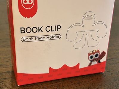 NEW OwlCrate Exclusive Book Clip Page Holder