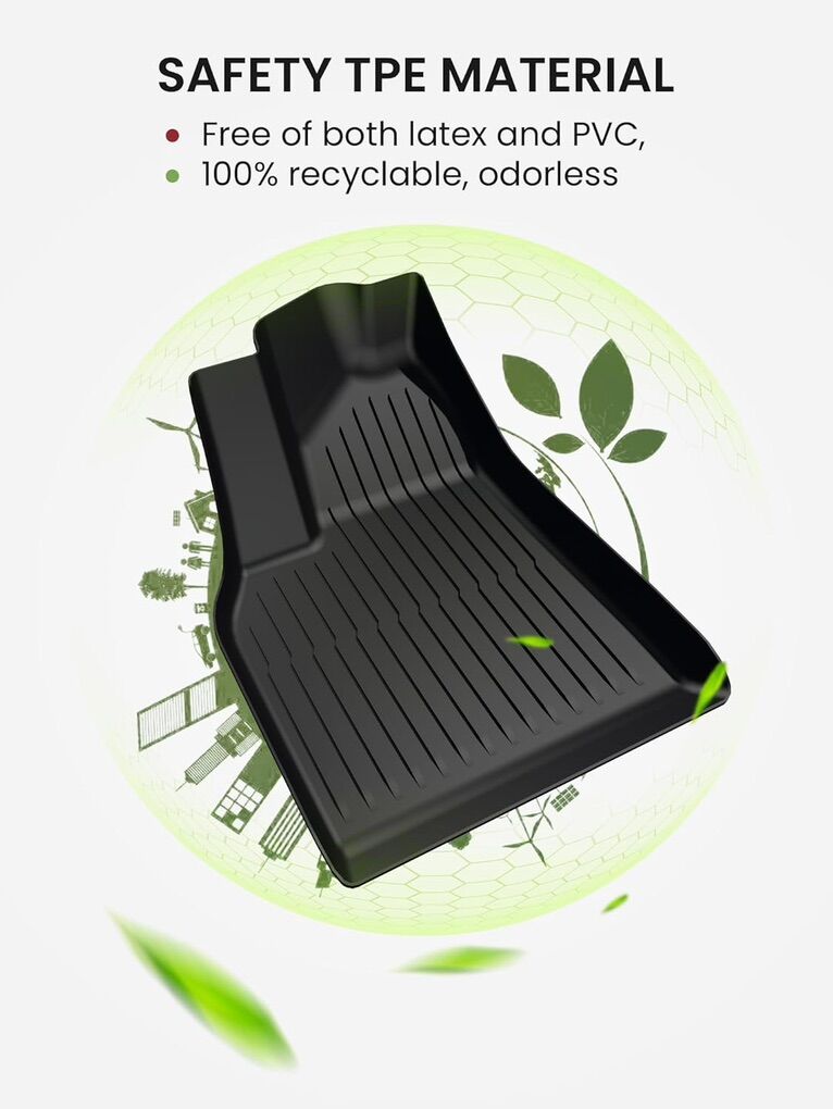 2025 2026 Tesla Model Y Juniper TPE Floor Mats