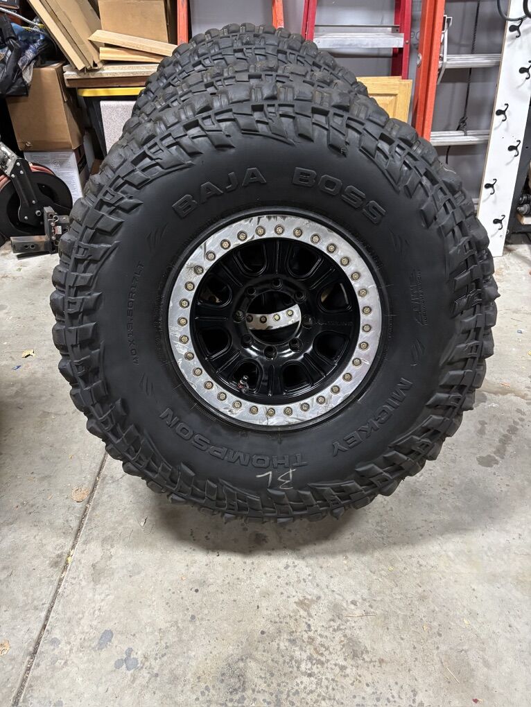 Mickey Thompson 40” Baja Boss w/ Raceline Wheels