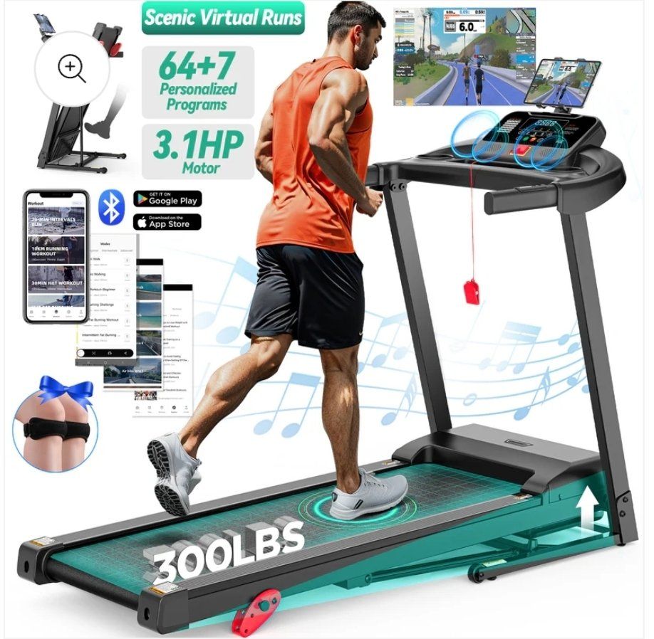 FAMISTAR T70 COMPACT TREADMILL – MANUAL INCLINE, QUIET MOTOR, SPACE-SAVING | BRAND NEW IN BOX