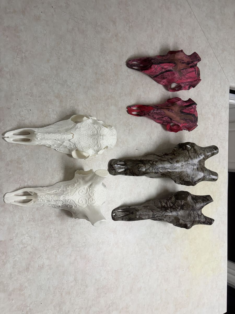Assorted Hunting Decoys and Skull Mounts Lot