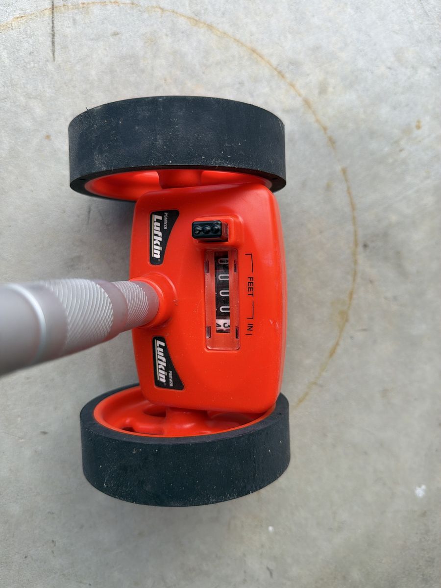 Lufkin PSMW28 Measuring Wheel Distance Meter - Used