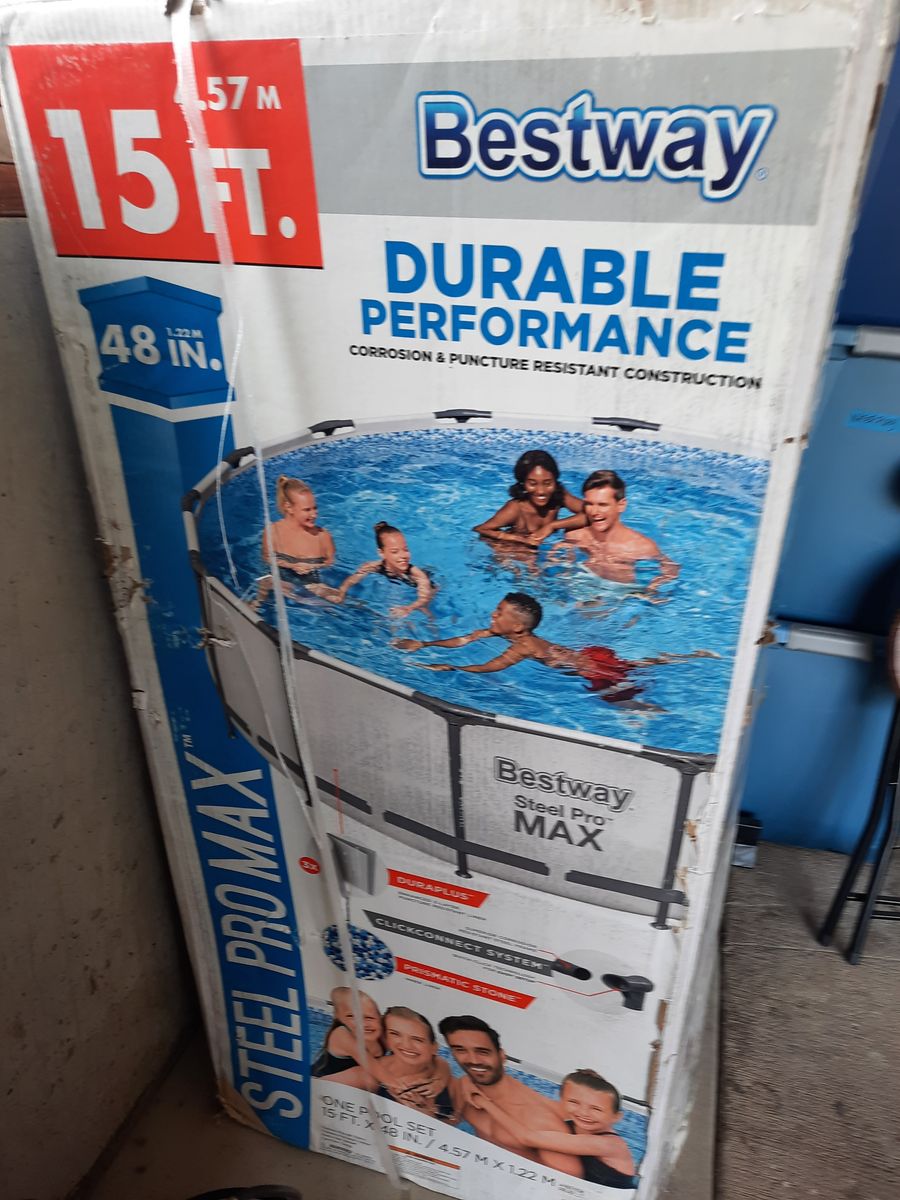Bestway Steel Pro MAX 15' x 48" Full Pool Set