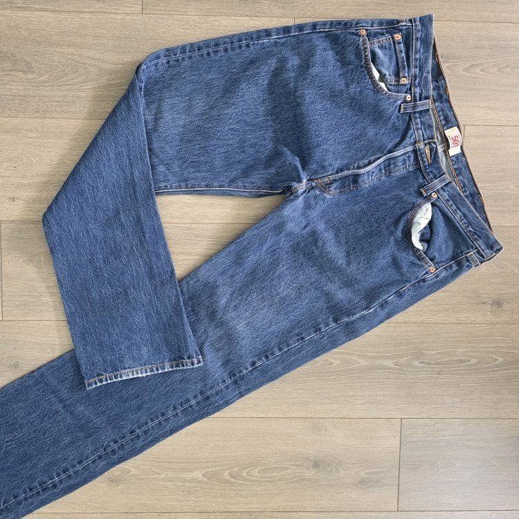 Levi's 501 Original Fit Blue Denim Jeans 38 x 30