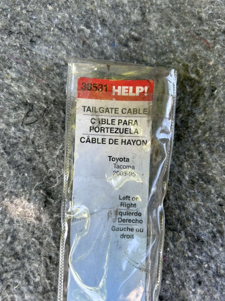Toyota Tacoma Tailgate Cable