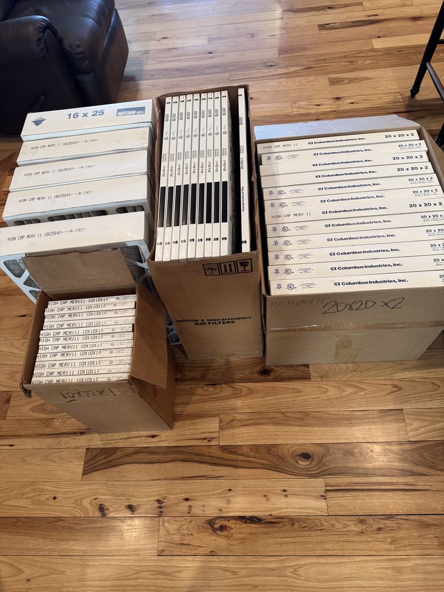 Huge HVAC Air Filter Blowout