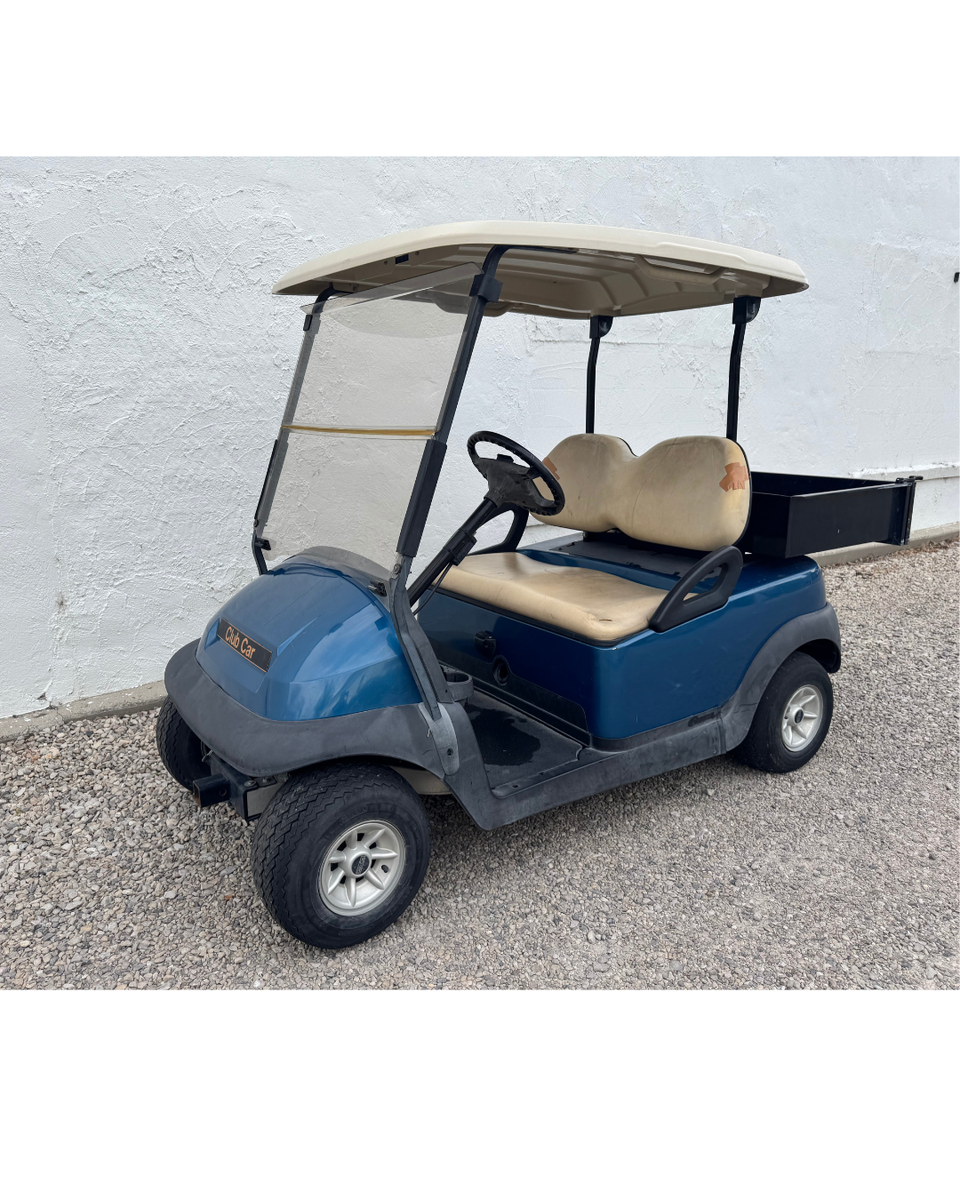 Club Car Electric Golf Cart - Includes Utility Bed, Snow Tires & Plow