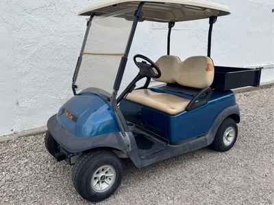 Club Car Electric Golf Cart - Includes Utility Bed, Snow Tires & Plow