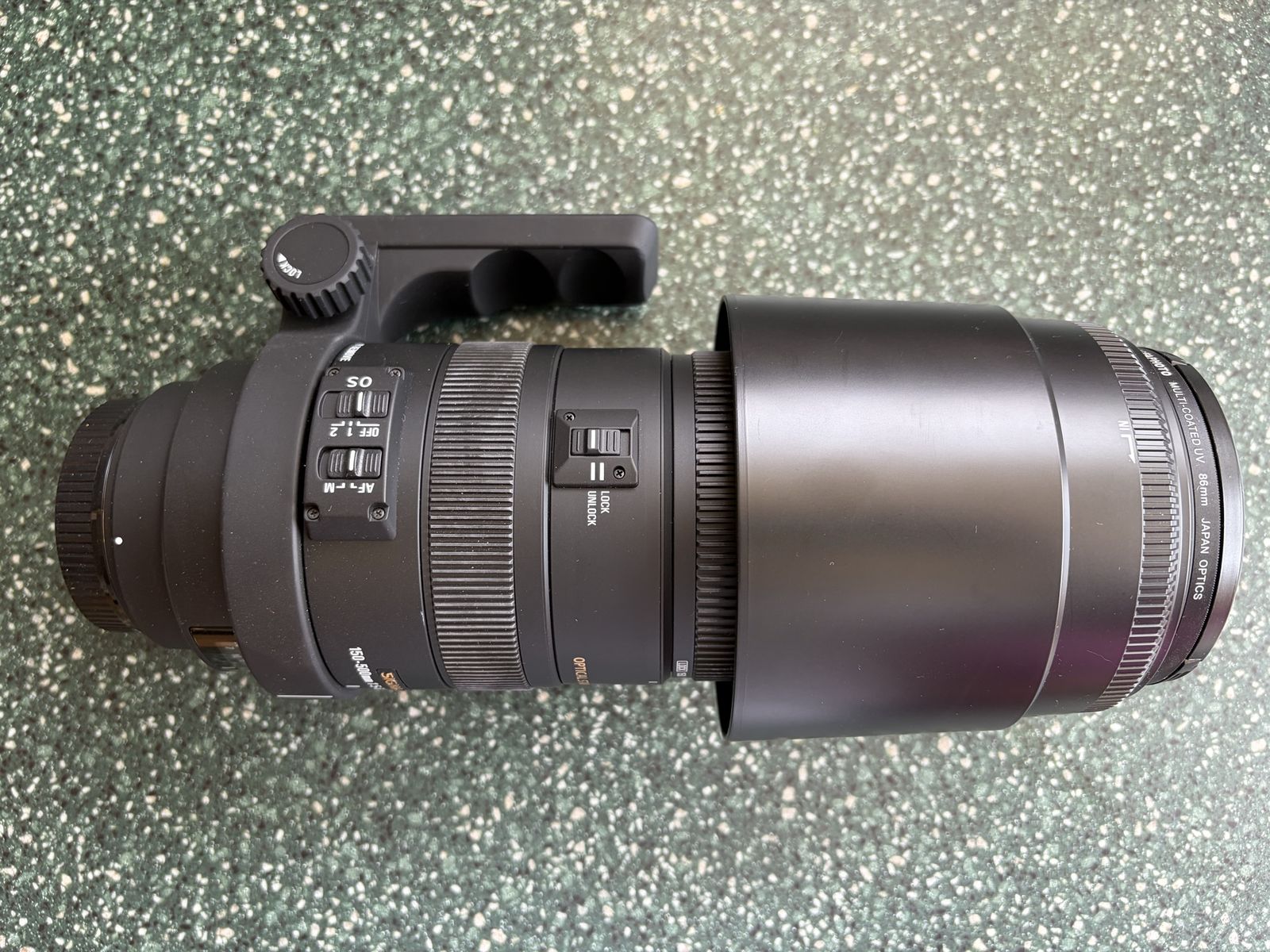 Sigma DG 150-500mm zoom lens