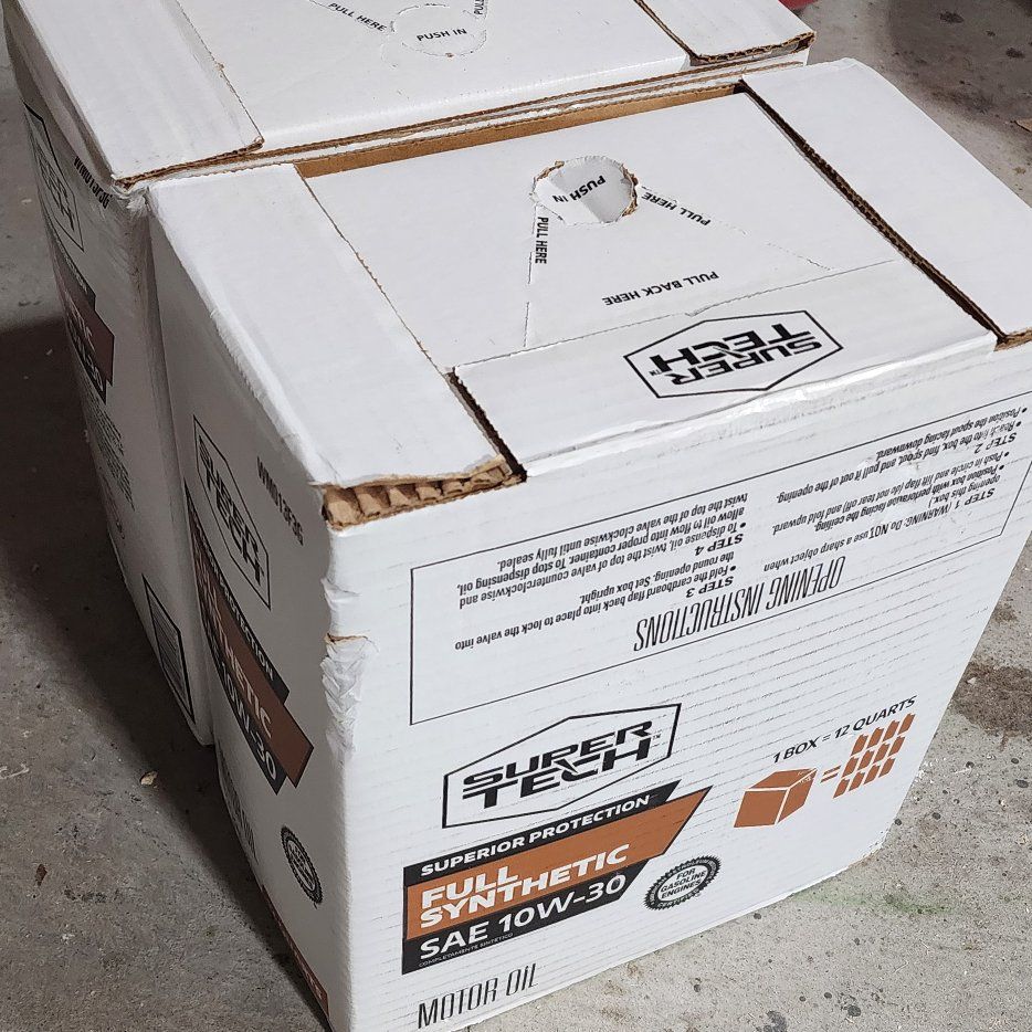New 10w30 Synthetic Motor Oil $30 each