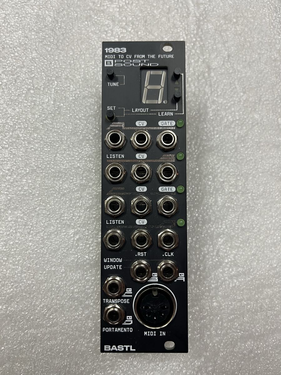 Bastl Instruments 1983 Polyphonic MIDI to CV Interface — Excellent, 12HP, Original Box