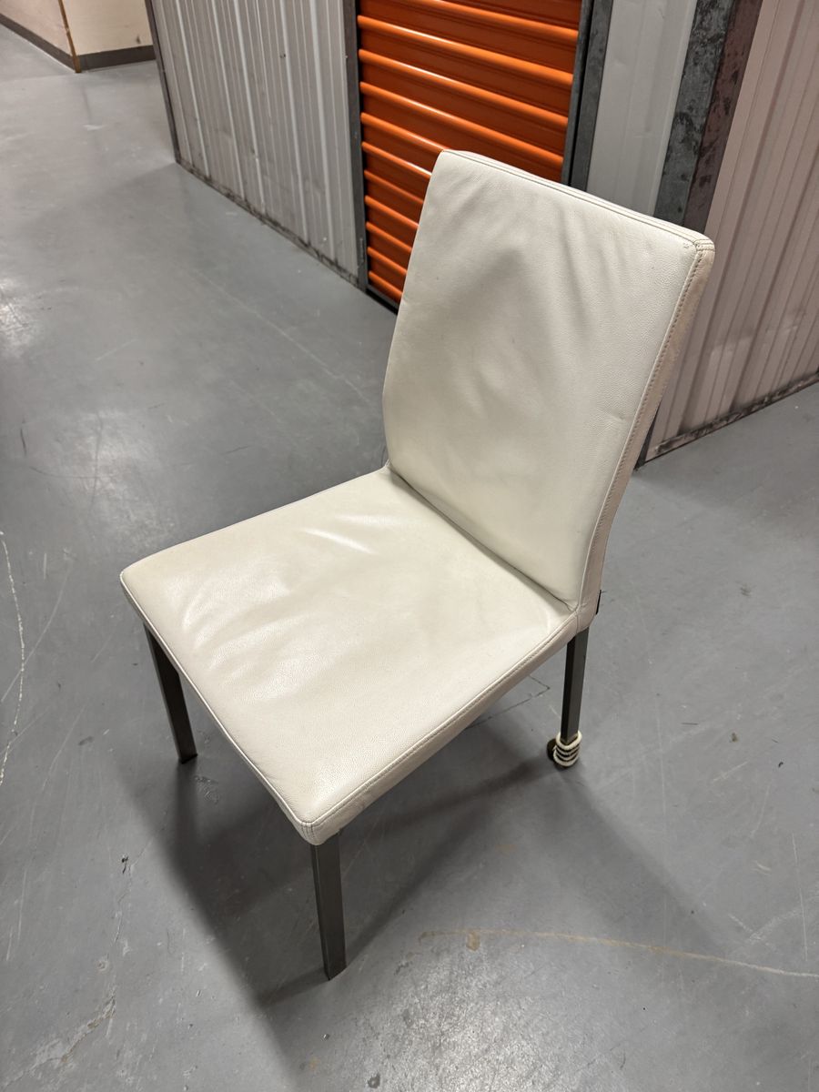 Contemporary White Dining Chairs