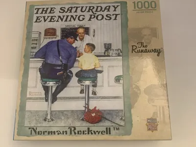 Norman Rockwell "The Runaway" Puzzle 1000 pieces