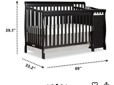 Black CriB Dream On Me 5 In 1