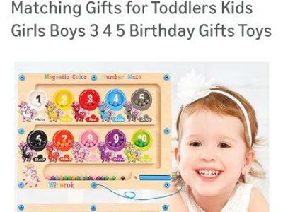 New in Box! 2 in 1 -Magnetic Color and Number Maze