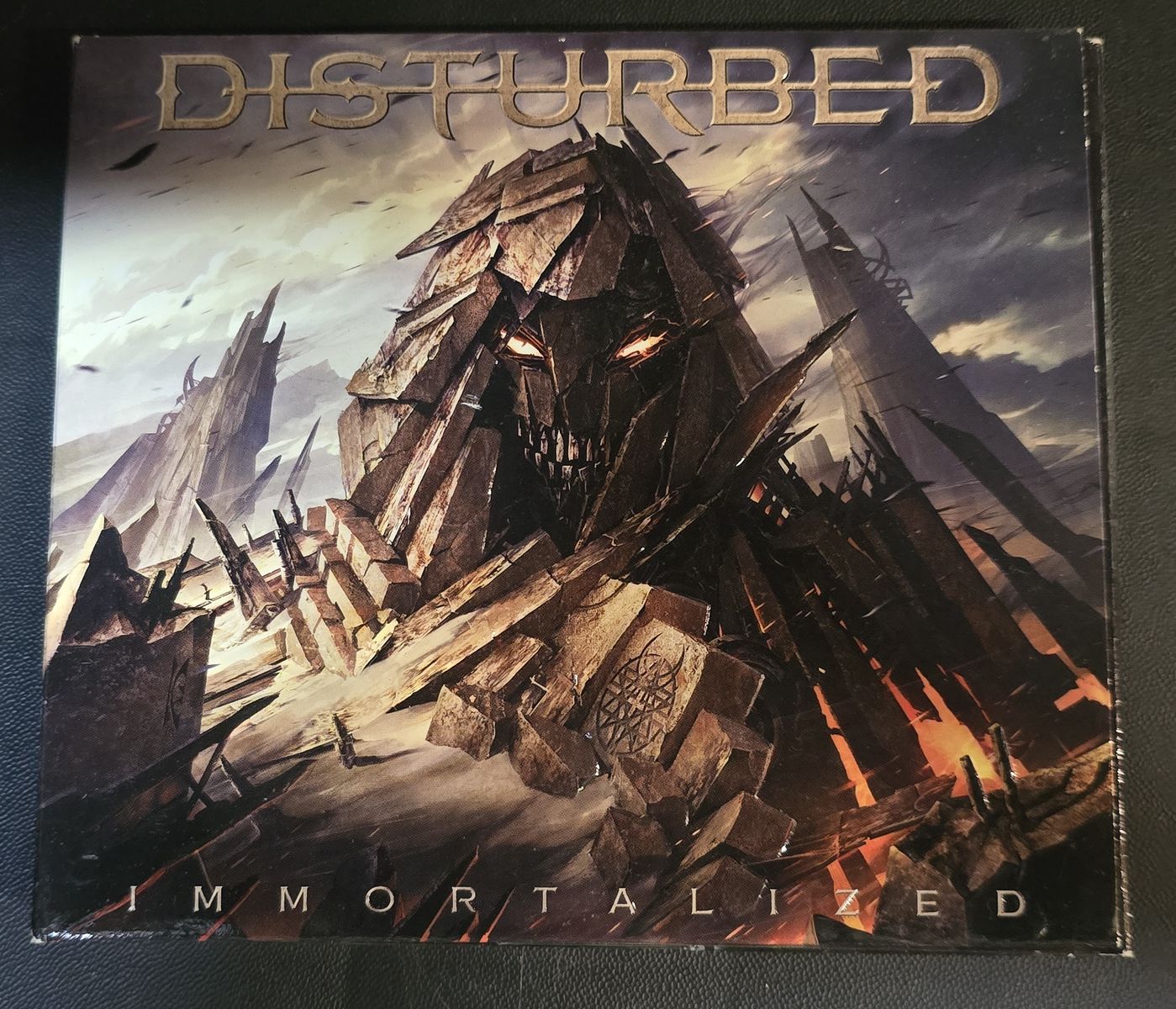 Artist: Disturbed Album: Immortalized (2015), physical CD in good condition