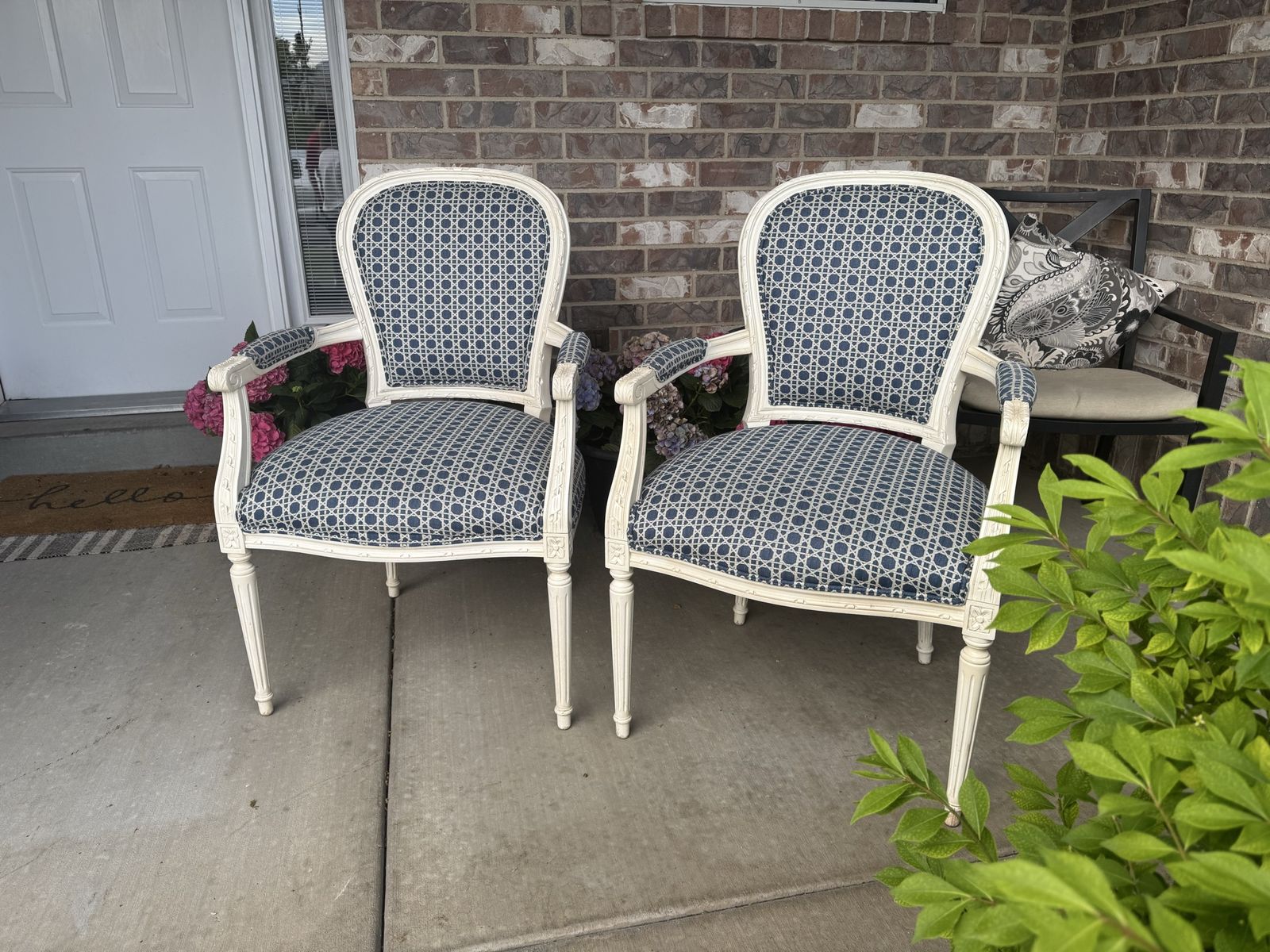 Pair of French Regency Ethan Allen Chairs – Excellent Condition