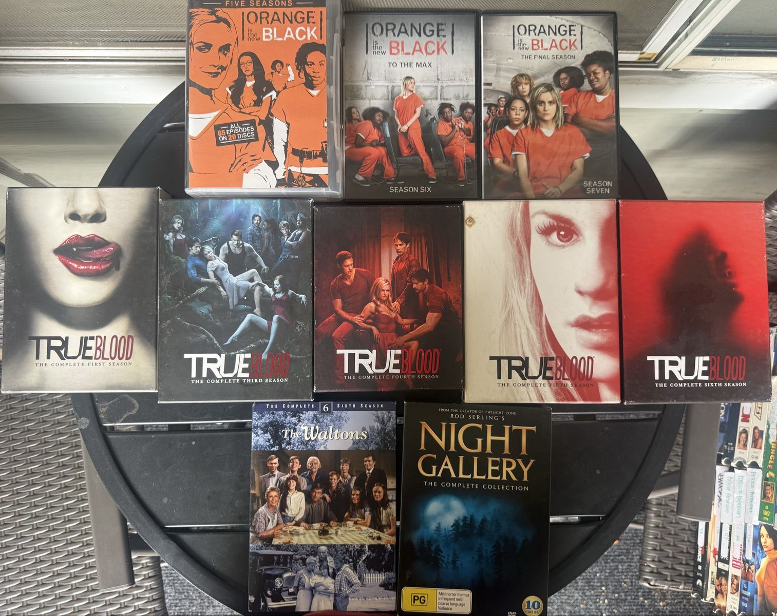 Assorted TV Series DVD Lot: Orange Is The New Black, True Blood, Night Gallery: Prices in description